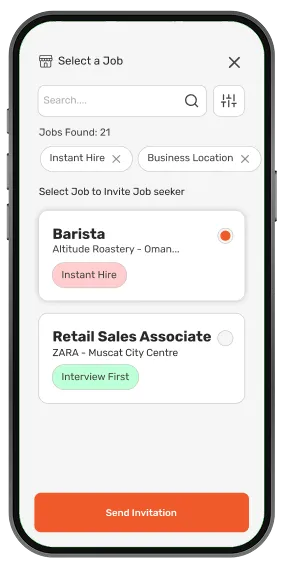 Job Seeker Profile – Save icon at top